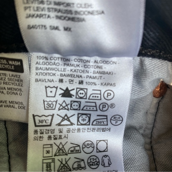 Levi’s 501 Orignal Fit Straight Black Jean - 36 - Picture 14 of 16